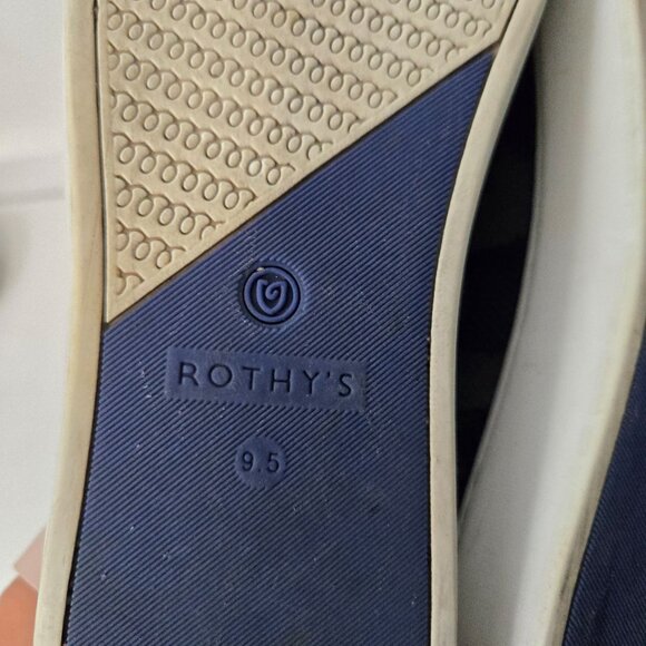 Rothys The Original Sneaker Size 9.5 Slip On Classic Knit Comfort Everyday - Picture 8 of 11